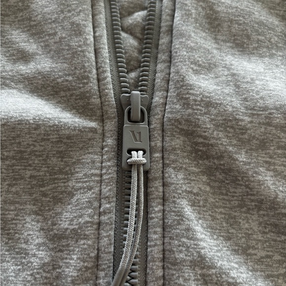 Vuori Halo Basin Bomber Jacket Heather Gray Size Small - Picture 3 of 14